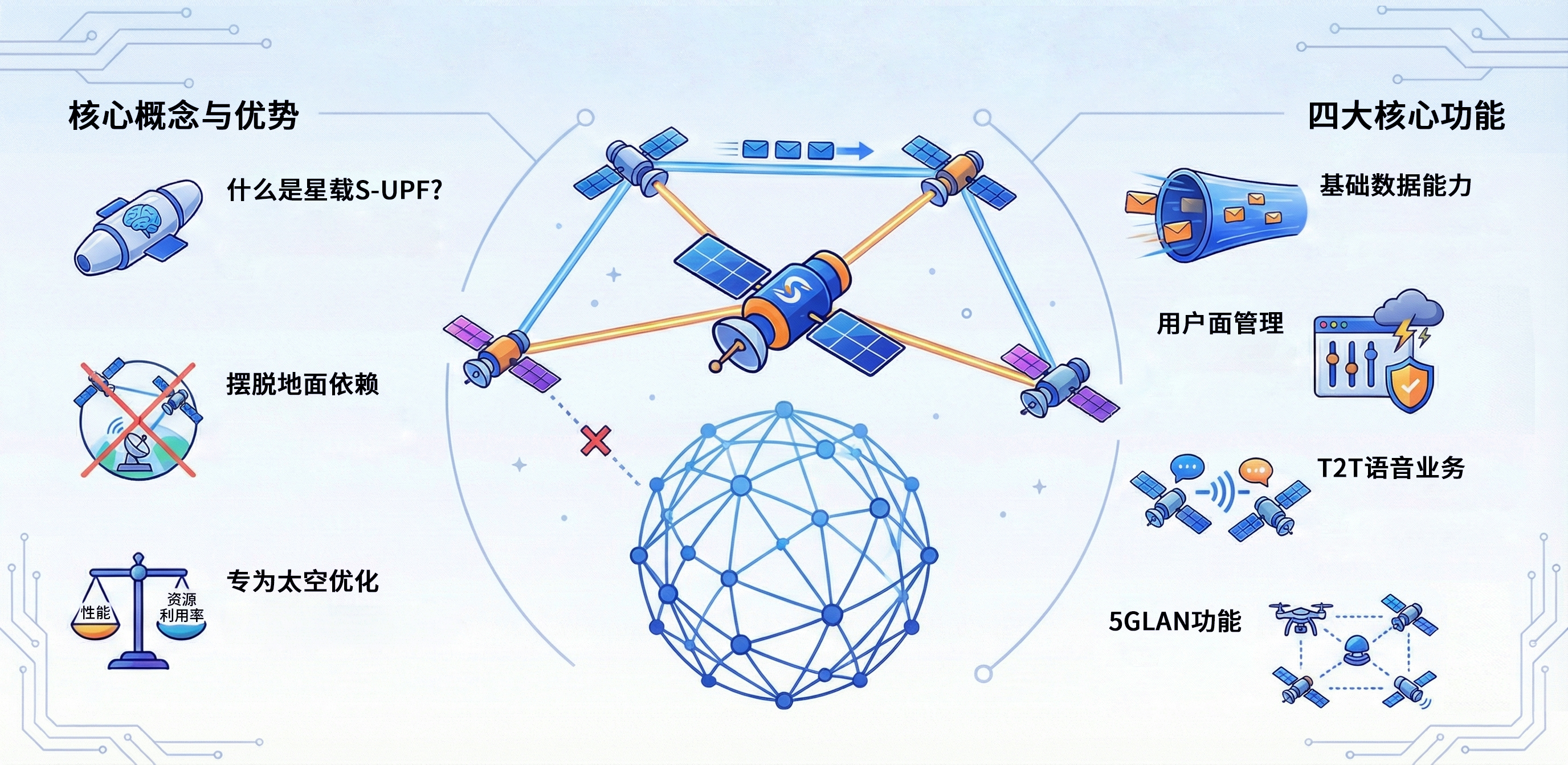 卫星通信系列二:震有科技星载核心网,星间互联的业务枢纽 卫星通信系列二:震有科技星载核心网,星间互联的业务枢纽